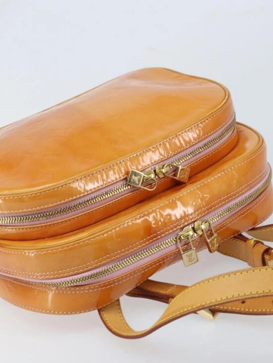 LOUIS VUITTON Monogram Vernis Marley Backpack Pink M91039 LV Auth mr1994 main image 4